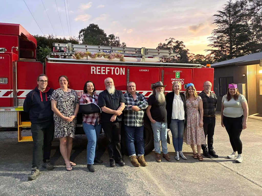 The Reefton Fire Brigade team
